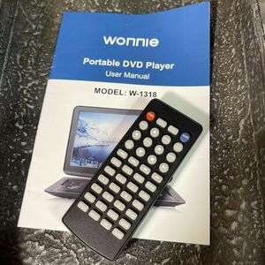 Remote‎ Control For WONNIE W-1318BU W-US-1589B W-B150 Portable DVD Disc Player